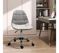 Vinsetto Ergonomic Office Chair With Adjustable Height For Home Office, Grey