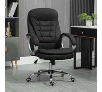 Vinsetto Office Chair with Wheels - Black