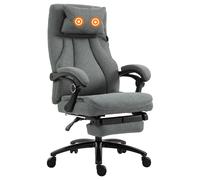 Vinsetto Executive Office Chair with Vibration Massage Pillow USB Power Wheels | TJ Hughes