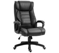 Vinsetto Faux Leather Massage Executive Office Chair - Black