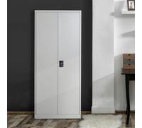 Vinsetto Filing Cabinet Storage Office 2 Doors Adjustable Shelf Metal Furniture