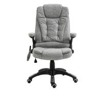 Vinsetto Manual Chair Grey Microfiber Cloth
