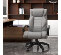 VINSETTO High Back 6 Points Vibration Massage Executive Ergonomic Swivel Office Chair in Grey VINSETTO Grey