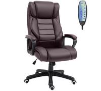 Vinsetto High Back Executive Office Chair 6- Point Vibration Massage Extra Padde