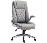 Vinsetto High Back Executive Office Chair Home Swivel Grey