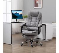 Vinsetto Office Chair with Massage 360° Swivel Chair Adjustable Height Grey | TJ Hughes