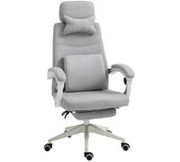 Vinsetto High Back Home Office Chair with Footrest
