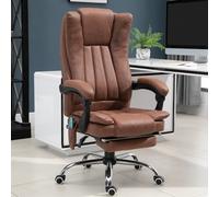 Vinsetto Reclining Office Chair with Massage and Heat, none