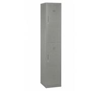 Vinsetto Locker Cabinet Cold Rolled Steel w/Shelves 38 x 46 x 180 cm Grey | Storage, Vertical Cupboard