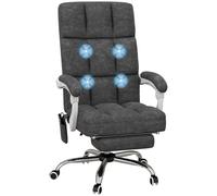 Vinsetto Massage Office Chair - Ergonomic Desk Chair - Comfy Work Study Chair with Heat
