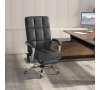 Vinsetto Microfibre Fabric Vibration Massage Chair with Four Back Massage Points, none