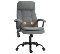 Vinsetto High Back Executive Office Chair Mesh & Fuax Leather Gaming Gamer Chair with Swivel Wheels, Adjustable Height and Armrest, Black Aosom UK