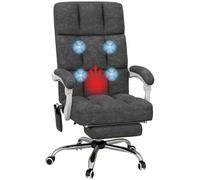 Vinsetto Massage Office Chair Desk Chair with Back Heat for Home Study Work - 92