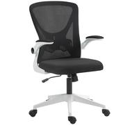 Vinsetto Mesh Office Chair Computer Chair with Swivel Wheels for Home Office - White