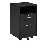 Vinsetto Mobile File Cabinet Lockable Storage Unit Cupboard for A4 Letter Home F