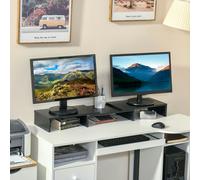 Vinsetto Monitor Stand Screen Riser w/ Adjustable Length for Two Laptop Max