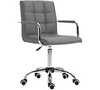 Vinsetto Office Chair Swivel Desk Chair - Grey