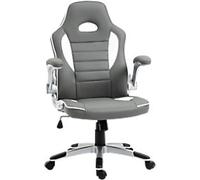 Vinsetto Office Chair Basic Tilt 2D Armrest Grey 120 kg 921-285V71GY 690 x 650 x 1,220 mm