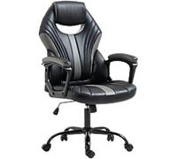 Vinsetto Office Chair Basic Tilt Fixed Armrest Black 120 kg 921-392V71BK 680 x 630 x 1,130 mm