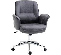 Vinsetto Office Chair Basic Tilt Fixed Armrest Charcoal grey 120 kg 921-456V71CG 690 x 670 x 1,020 mm