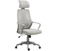 Vinsetto Office Chair Basic Tilt Fixed Armrest Grey 120 kg 921-225V70GY 580 x 640 x 1,260 mm