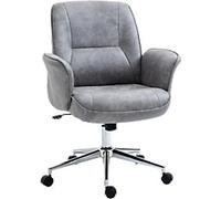 Vinsetto Office Chair Basic Tilt Fixed Armrest Grey 120000 g 921-456V71LG 670 x 690 x 1,020 mm