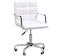 Vinsetto Office Chair Basic Tilt Fixed Armrest White 120 kg 921-303V70WT 540 x 525 x 990 mm