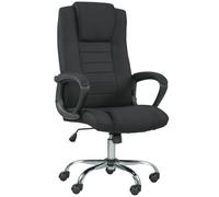 Vinsetto Office Chair for Desk, with Height Adjustable, Wheels, Black - Black