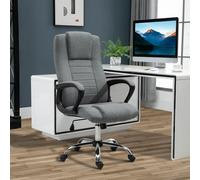 VINSETTO Office Chair for Desk, with Height Adjustable, Wheels, Dark Grey VINSETTO Grey