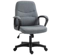 Vinsetto Office Chair With Massager Lumbar High Back Ergonomic Support Office 360 Swivel Chairs Adjustable Height Backrest Grey