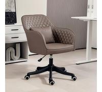 VINSETTO Office Chair with Rechargeable Electric Vibration Massage Lumbar Pillow in Brown VINSETTO Brown
