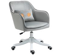 Vinsetto Office Chair With Electric Vibration Massage Lumbar Pillow, Grey