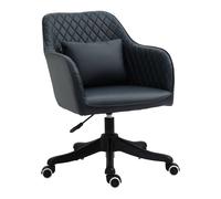 Vinsetto PU Leather Office Chair with Rechargeable Electric Vibration Massage Lumbar Pillow