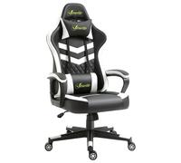 Vinsetto Racing Gaming Chair w/ Lumbar Support, Gamer Office Chair, Black White