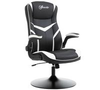 Vinsetto Racing Office Chair PVC Leather Computer Gaming Height Adjustable | TJ Hughes