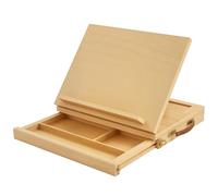 Vinsetto Wooden Table Easel Box, Adjustable Beechwood Table Box Easel with Storage Drawer, Portable Folding Artist Drawing & Sketching Board for Adults, Beginners, Artists Painting