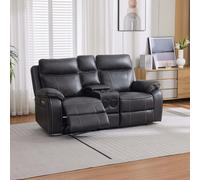 Vinson Electric Recliner 2 Seater Sofa Air Leather With Speakers