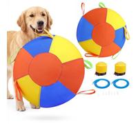 Vinsot 2 Pack Herding Ball for Dogs Set with Straps, 22" & 18" Dog Training Balls with Inflation Kit for Australian Shepherd, Border Collie, Cattle Dog, Medium Large Breed Outdoor