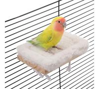 Vinsot Bird Perch for Cage, Detachable Plush Parrot Toy Hanging Bird Resting Nest for Conure, Budgie, Cockatiel, Lovebird, Canary, Finch, Hamster, Small Pets