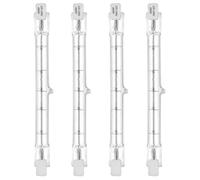 VINSPIRE 4 Pack C Grade R7s Halogen Bulb 118mm 400W Dimmable, Linear Halogen Floodlight Bulbs, R7s Security Light Bulb, 400W Warm White Light for Outdoor Flood Lights, Spotlights, Landscape Lighting