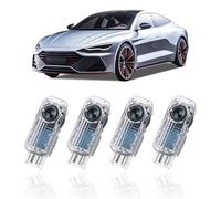VINSPIRE 4 Pack Car Door Lights Logo Projector, Car Door Lights, LED Welcome Puddle Light Compatible with A1/A3/A4L/A5/A6L/A7/A8L/Q3/Q5/Q7/R8/TT/RS When All the Models Are Ready