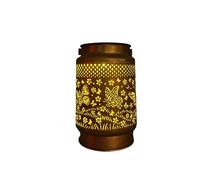 VINSPIRE Butterfly Solar Lanterns Outdoor Hanging Lights, LED Waterproof Metal Lantern for Garden Patio Yard Lawn, Decorative Solar Lights for Outdoor Ornaments, Colorful Butterfly LED Garden Lights