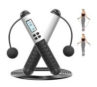 VINSPIRE Cordless Skipping Rope,Digital Wireless Jump Rope/Length Jumping Rope Smart Counting Weighted Skipping Rope,Weighted Jump Rope for Fitness,Exercise,Boxing