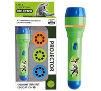 VINSPIRE Dinosaur Torch and Projector for Kids 3-8 Years Projector Torches for Kids with 3 Discs 24 Images, Educational Dinosaur for Boys and Girls for Early Christmas Presents and Idea Gifts
