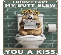 Vinstralivye Vintage Metal Tin Sign 12x12IN I DIDN;T FART MY BUTT BLEW Funny Garage Man Cave Decor