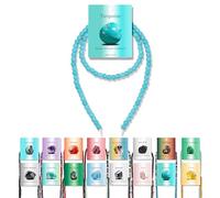 Vinswet 90pcs 4mm Turquoise Natural Stone Beads Round Genuine Real Stone Beading Loose Gemstones DIY Smooth Bead for Bracelet Necklace Earrings Jewelry Making