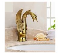 Vinta Copper Swan SLE Bathroom Sink Faucet d Luxe Deck Mount Hot & Cold Mixer Slish Black Basin Faucet for Modern ry Decor