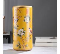 Vinta Umbrella Stand Handcrafted Chinese Umbrella Holder Capaci for Entryway Detive Sto Bucket for Umbrellas (B)