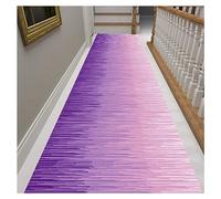 Vinta Violet Microfiber Kitchen Runner Rug 110x500cm Absent Indoor Entry Mat Long Hallway Carpet for Living Room & Bedroom Slish Floor Mat