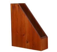 Vinta Wood Boohelf Veal Sto Shelves Sturdy Desk nizer & Magazine Holder for Office & Home Office Rustic Decor Space-Saving Design